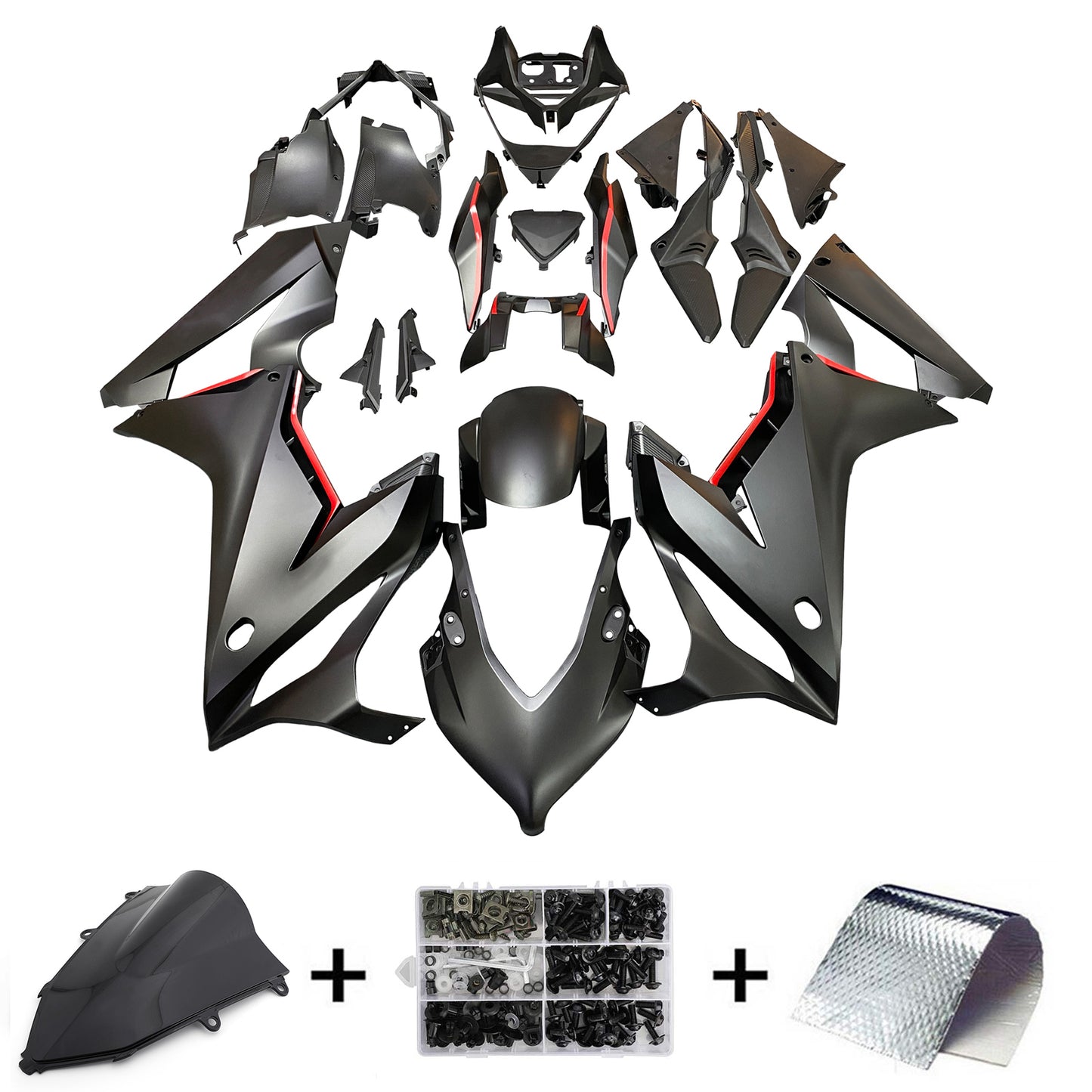 2019-2020 Honda CBR650R Amotopart Injection Fairing Kit Bodywork Plastic ABS #106