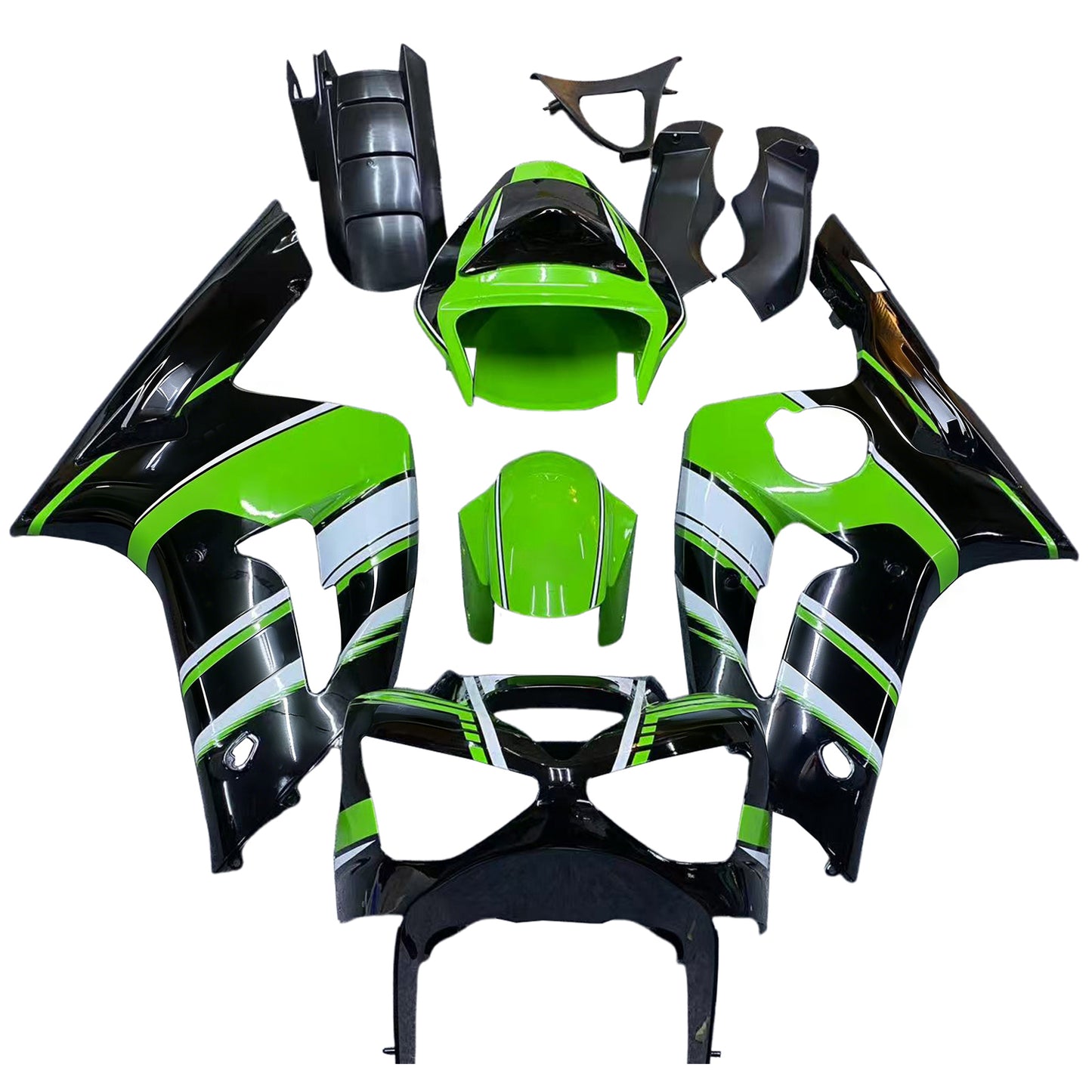 2003-2004 Kawasaki ZX6R 636 Injection Fairing Kit Bodywork Plastic ABS#121