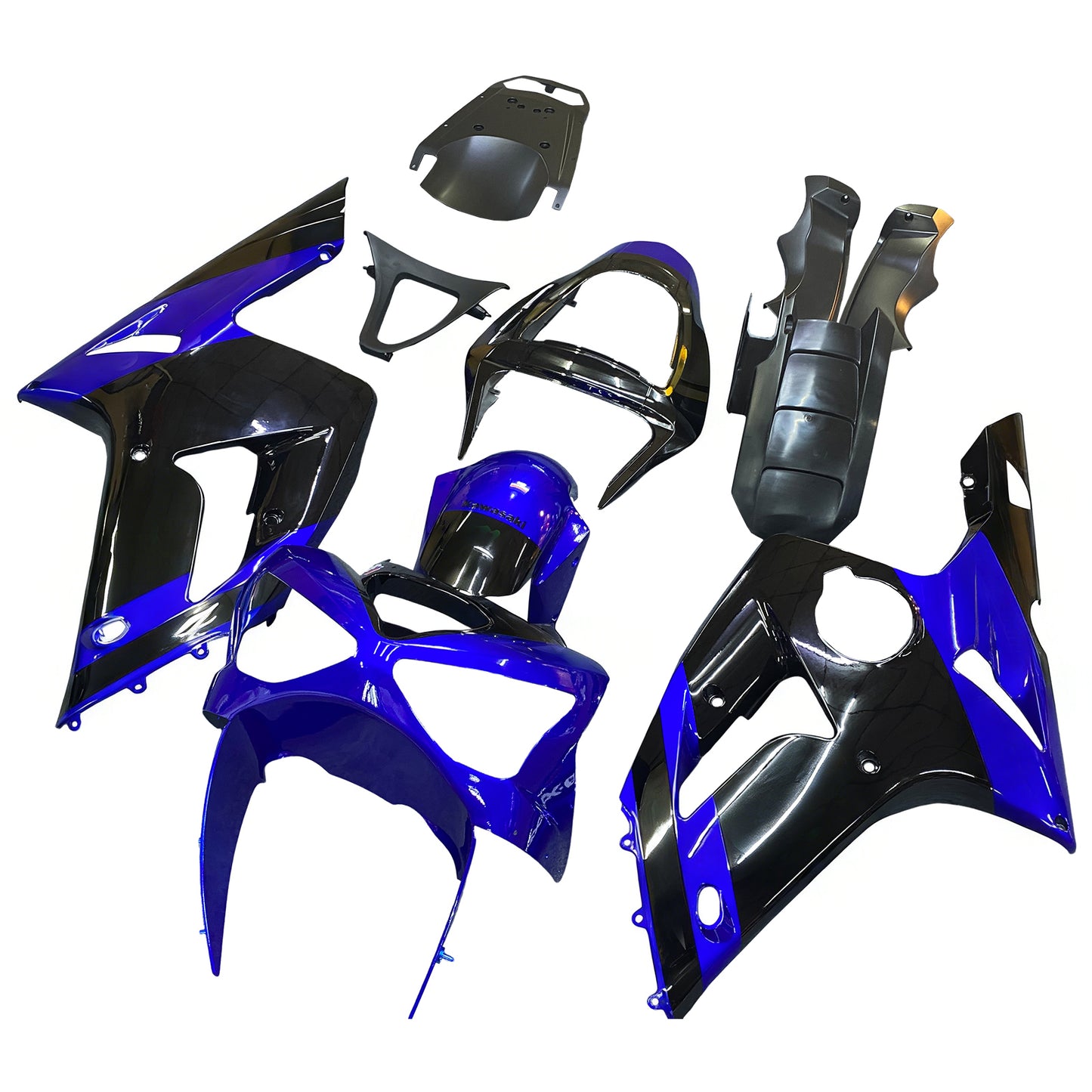 2003-2004 Kawasaki ZX6R 636 Injection Fairing Kit Bodywork Plastic ABS#122