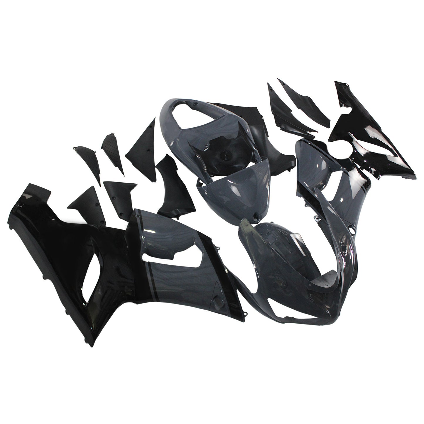 2005-2006 Kawasaki ZX6R 636 Amotopart Injection Fairing Kit Bodywork Plastic ABS #133