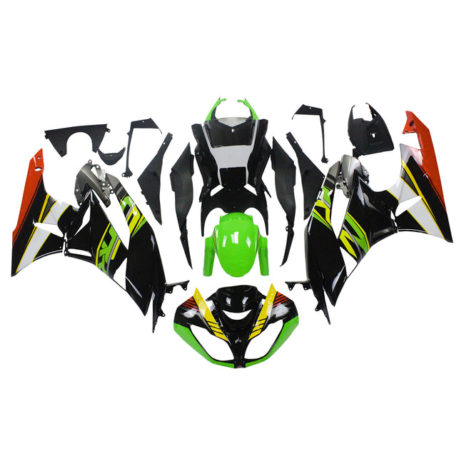 2009-2012 Kawasaki ZX6R 636 Amotopart Injection Fairing Kit Bodywork Plastic ABS #116