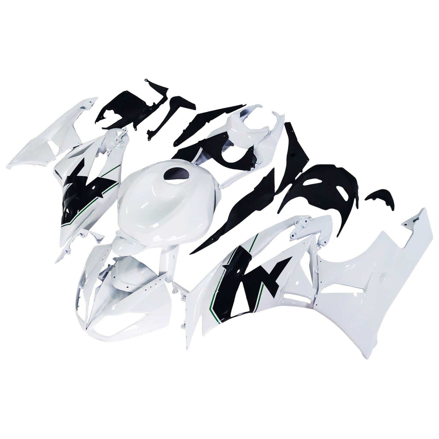 2009-2012 Kawasaki ZX6R 636 Injection Fairing Kit Bodywork Plastic ABS #136