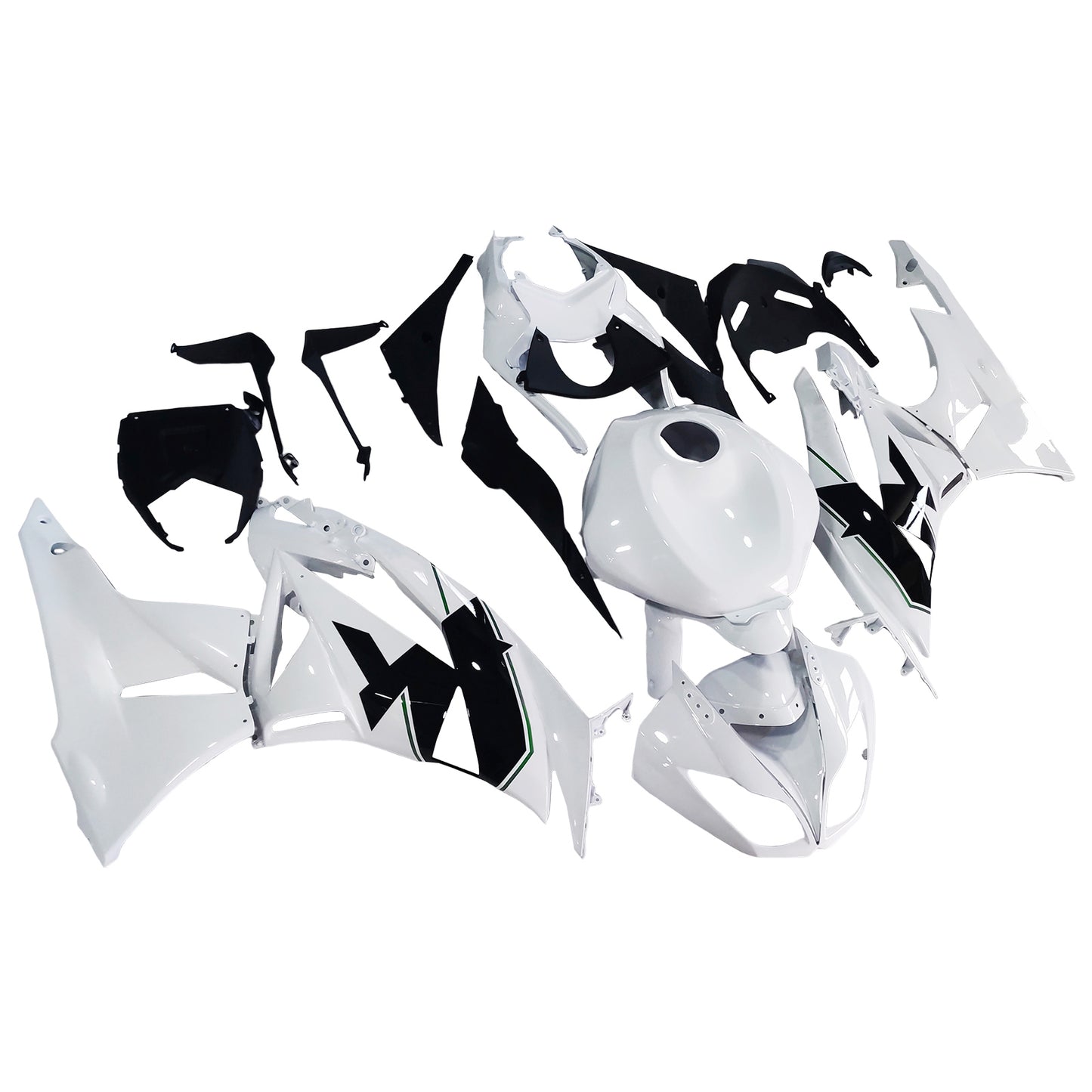2009-2012 Kawasaki ZX6R 636 Injection Fairing Kit Bodywork Plastic ABS #136