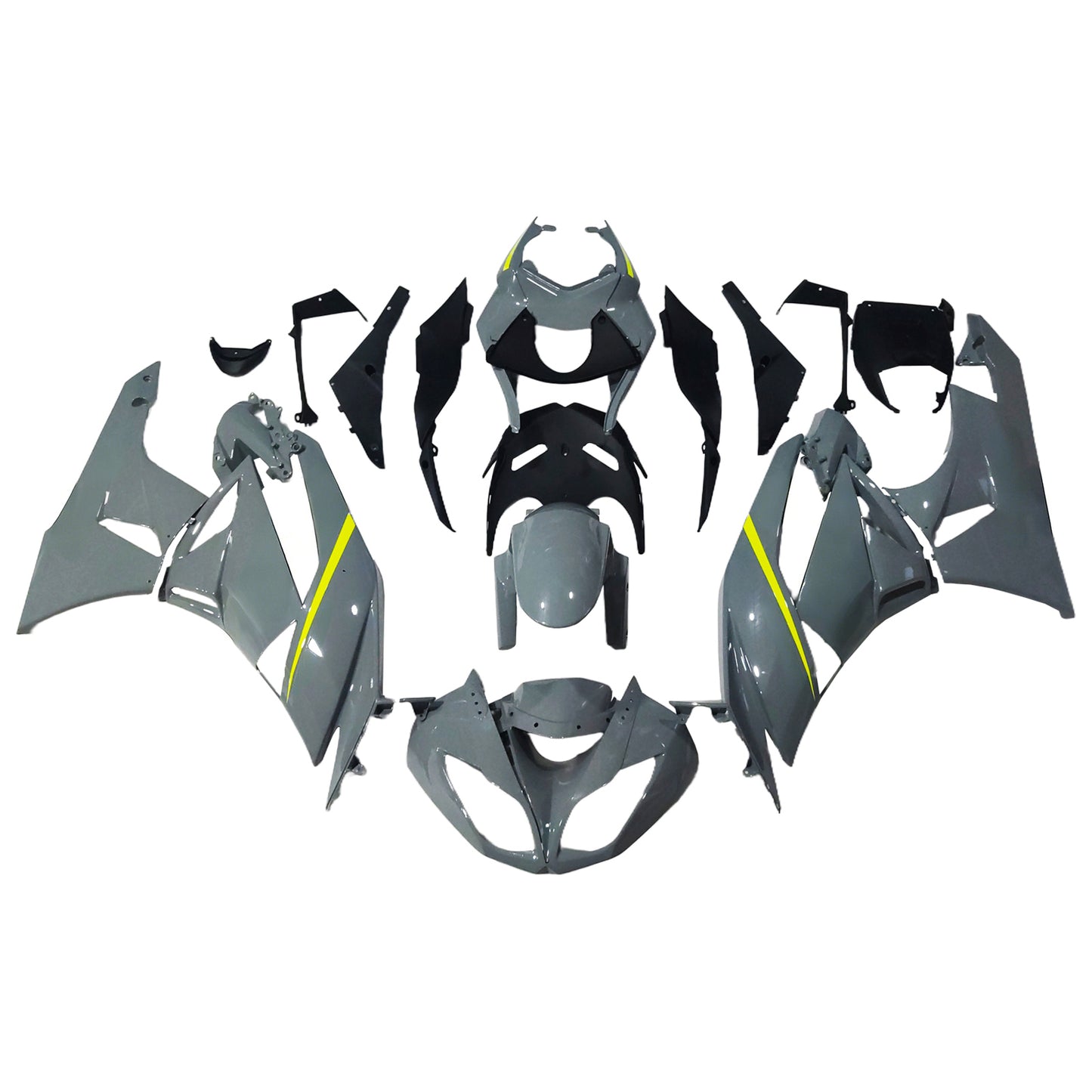 2009-2012 Kawasaki ZX6R 636 Injection Fairing Kit Bodywork Plastic ABS#143