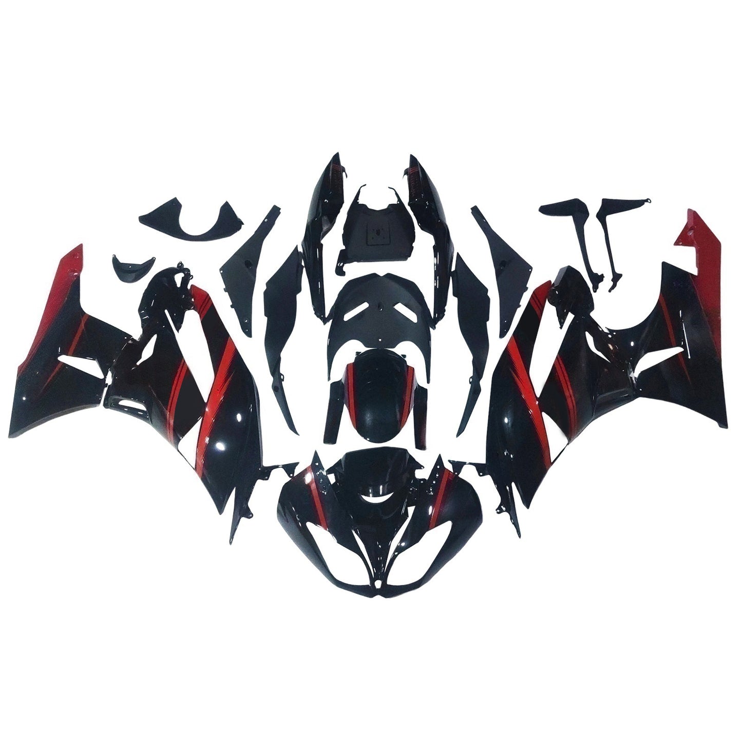 2009-2012 Kawasaki ZX6R 636 Injection Fairing Kit Bodywork Plastic ABS#144