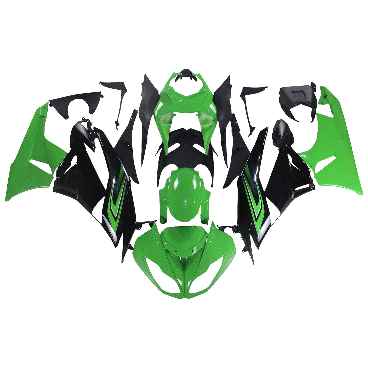 2009-2012 Kawasaki ZX6R 636 Injection Fairing Kit Bodywork Plastic ABS#149