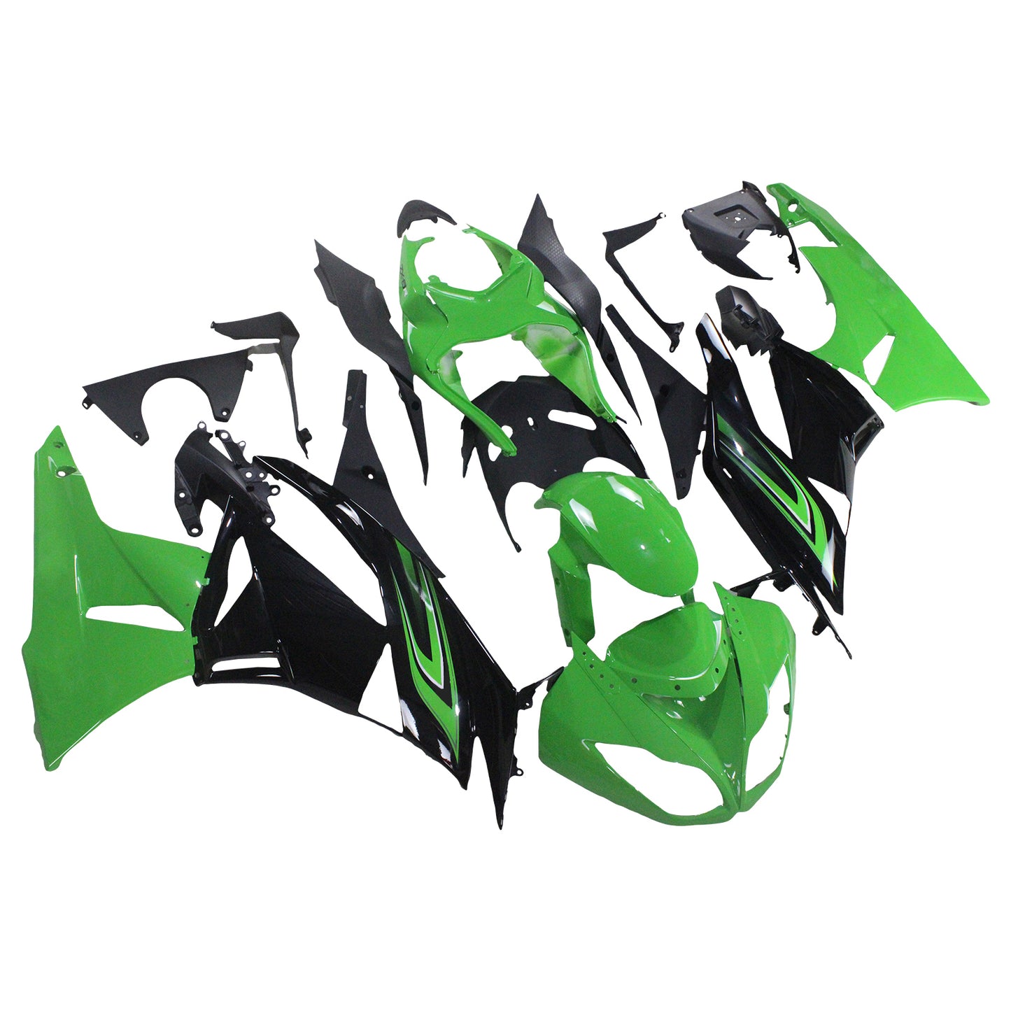 2009-2012 Kawasaki ZX6R 636 Injection Fairing Kit Bodywork Plastic ABS#149