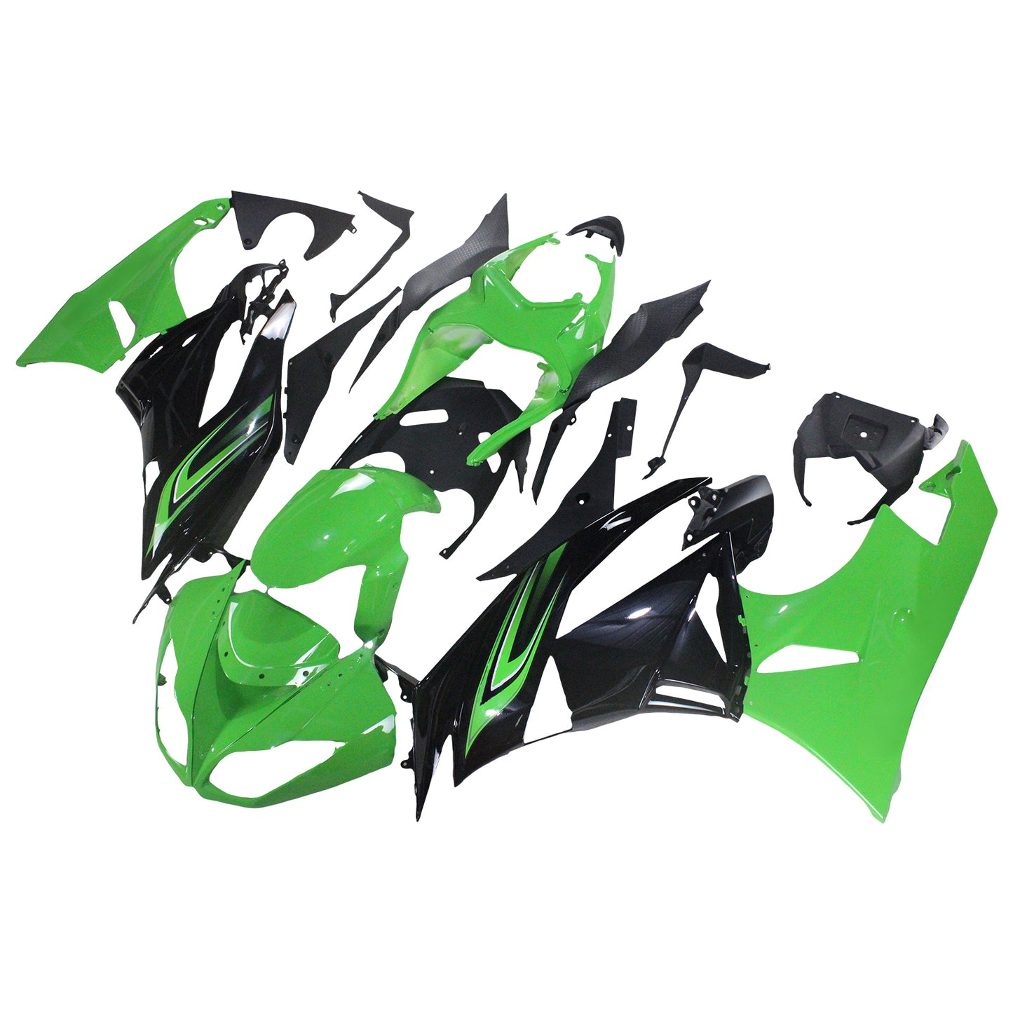 2009-2012 Kawasaki ZX6R 636 Injection Fairing Kit Bodywork Plastic ABS#149