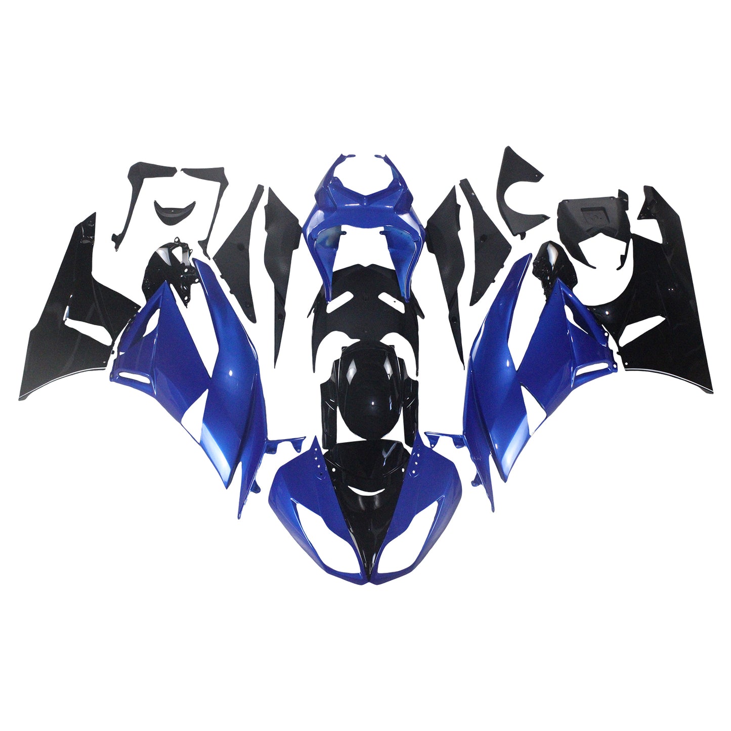 2009-2012 Kawasaki ZX6R 636 Injection Fairing Kit Bodywork Plastic ABS#163