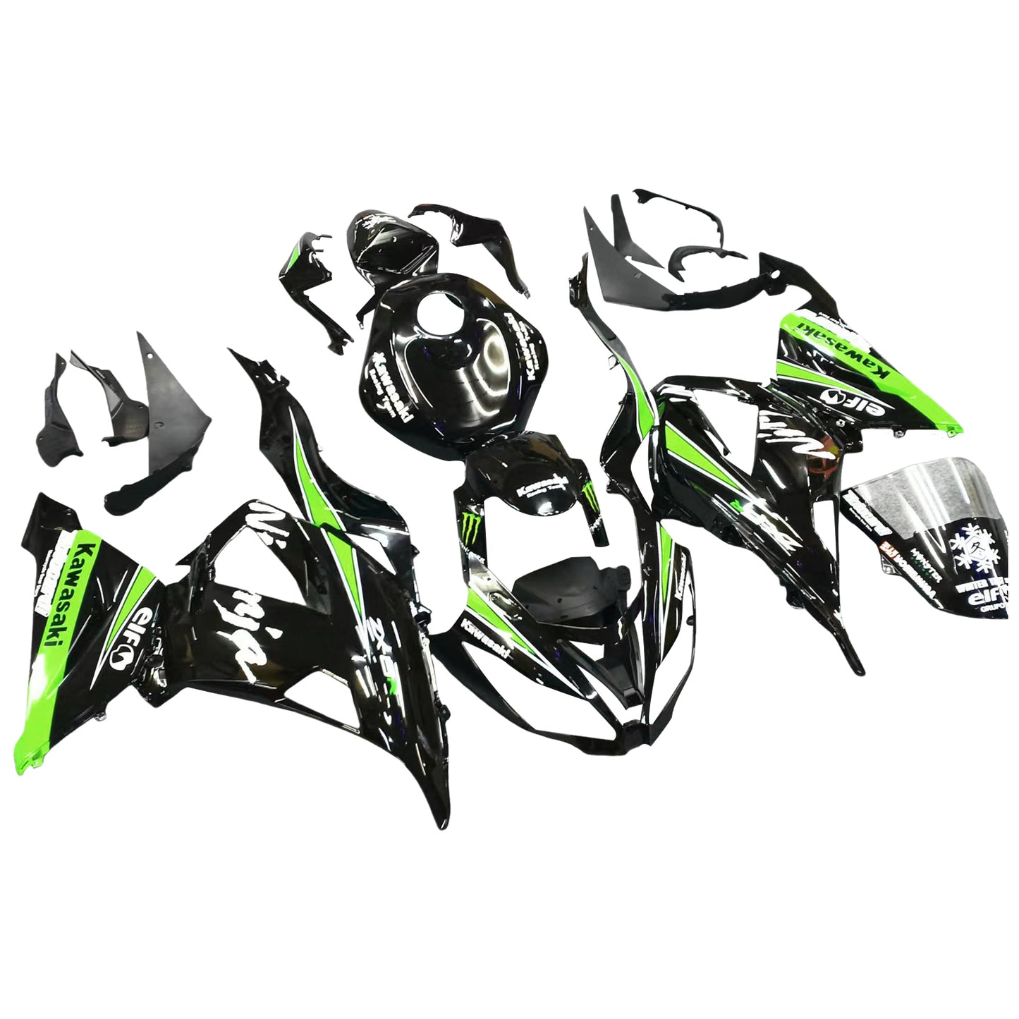 2013-2018 Kawasaki ZX6R 636 Injection Fairing Kit Bodywork Plastic ABS #113