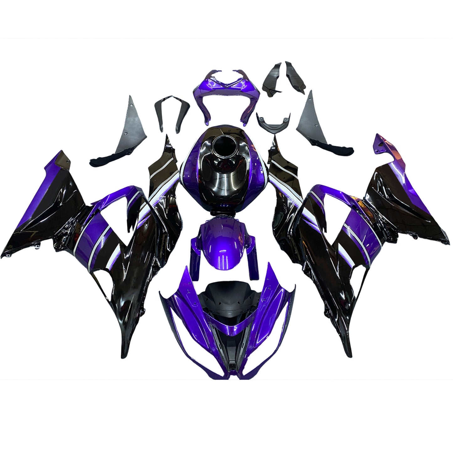 2013-2018 Kawasaki ZX6R 636 Injection Fairing Kit Bodywork Plastic ABS#133