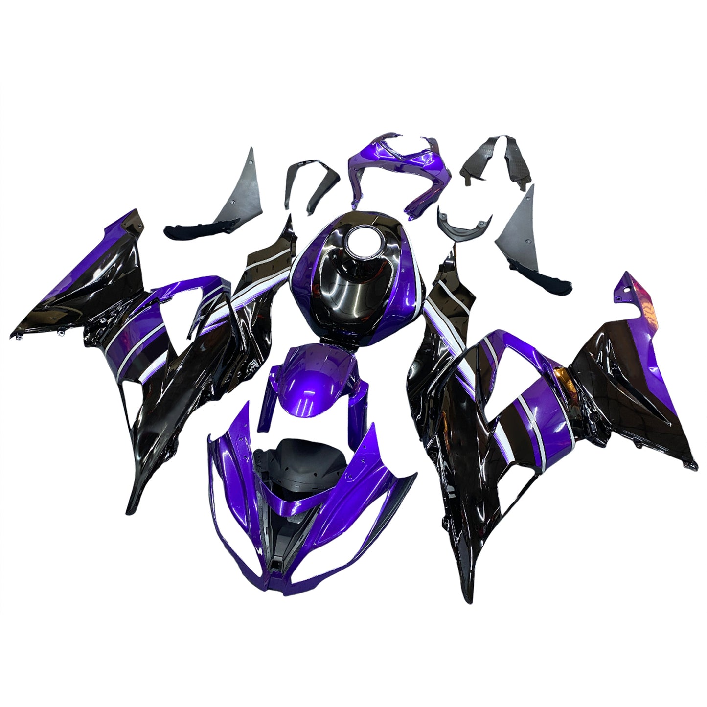 2013-2018 Kawasaki ZX6R 636 Injection Fairing Kit Bodywork Plastic ABS#133