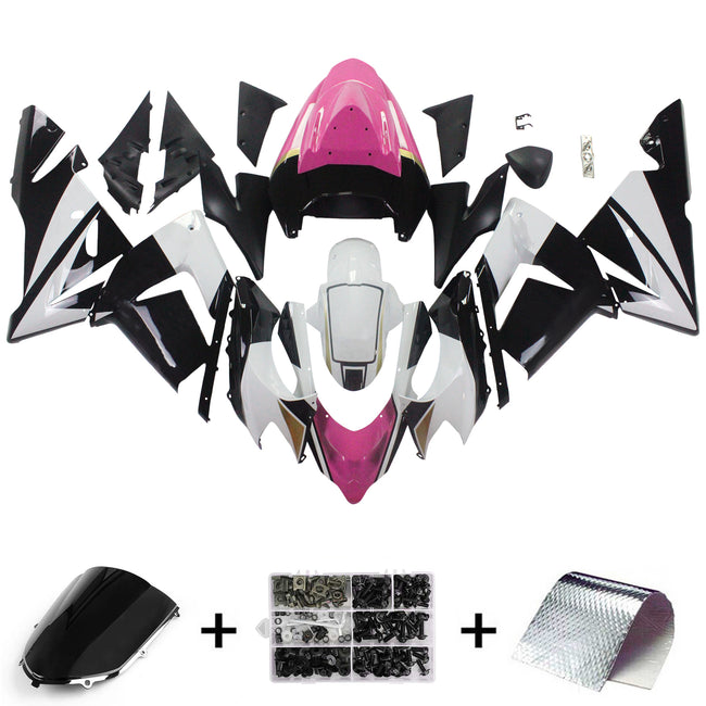 2004-2005 Kawasaki ZX10R Amotopart Injection Fairing Kit Bodywork Plastic ABS #110
