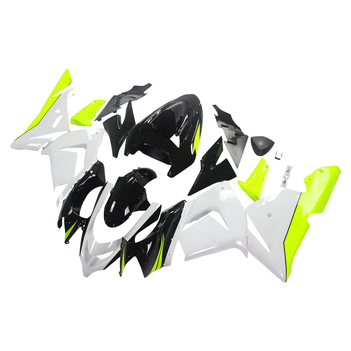 2004-2005 Kawasaki ZX10R Amotopart Injection Fairing Kit Bodywork Plastic ABS #126