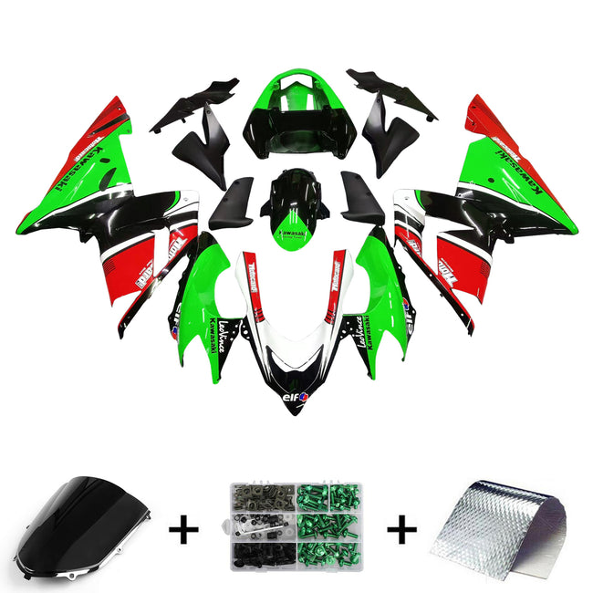 2004-2005 Kawasaki ZX10R Injection Fairing Kit Bodywork Plastic ABS#132