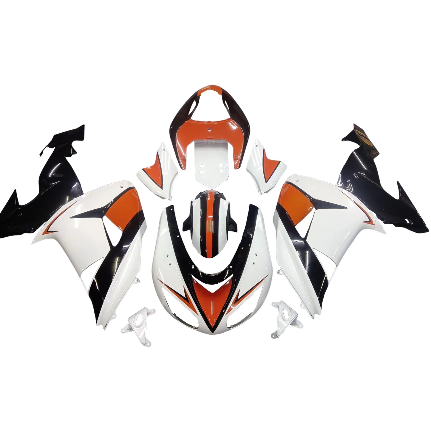 2006-2007 Kawasaki ZX10R Amotopart Injection Fairing Kit Bodywork Plastic ABS #113