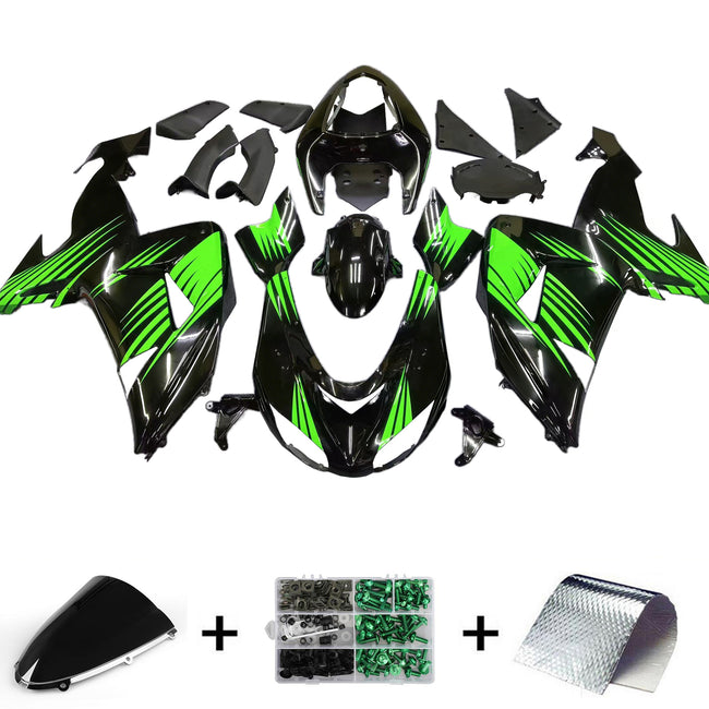 2006-2007 Kawasaki ZX10R Injection Fairing Kit Bodywork Plastic ABS#129
