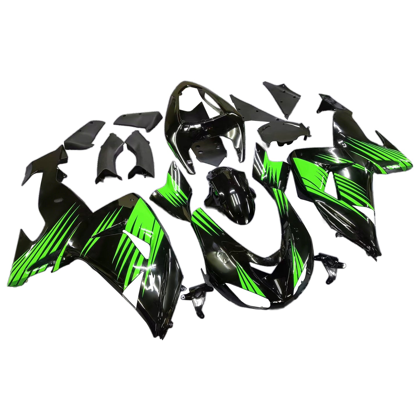 2006-2007 Kawasaki ZX10R Injection Fairing Kit Bodywork Plastic ABS#129