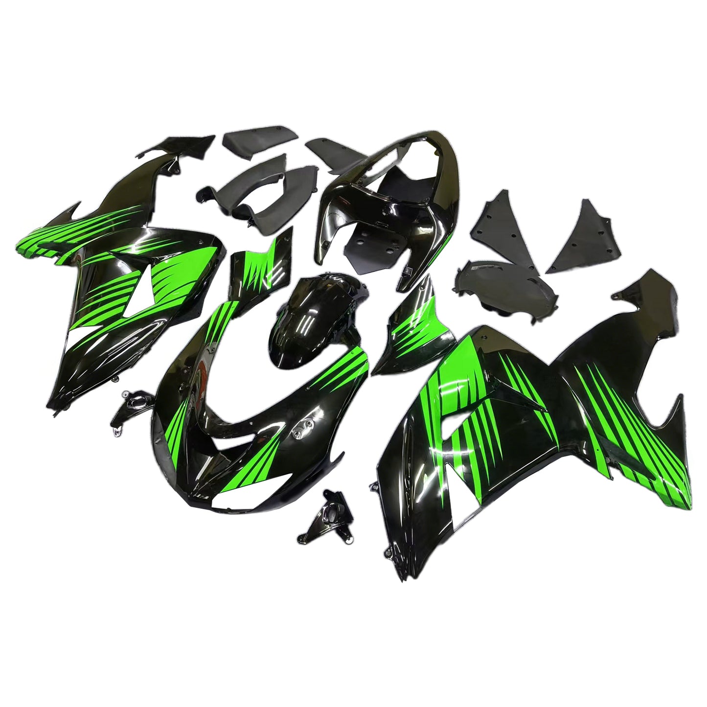 2006-2007 Kawasaki ZX10R Injection Fairing Kit Bodywork Plastic ABS#129