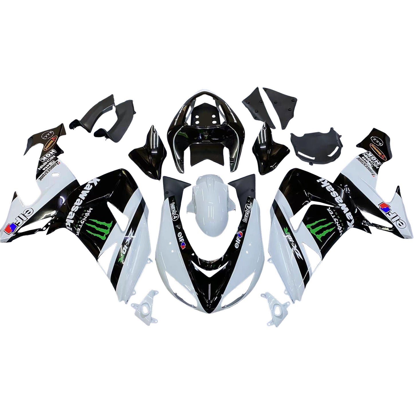 2006-2007 Kawasaki ZX10R Injection Fairing Kit Bodywork Plastic ABS#130