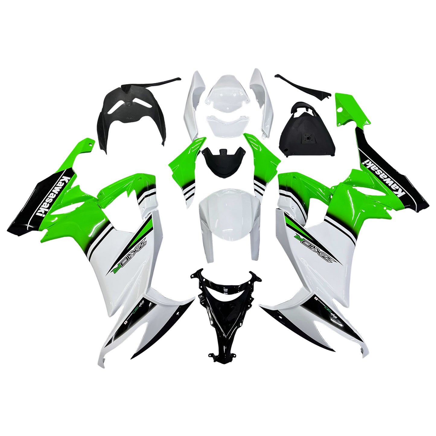 2008-2010 Kawasaki ZX10R Injection Fairing Kit Bodywork Plastic ABS#138