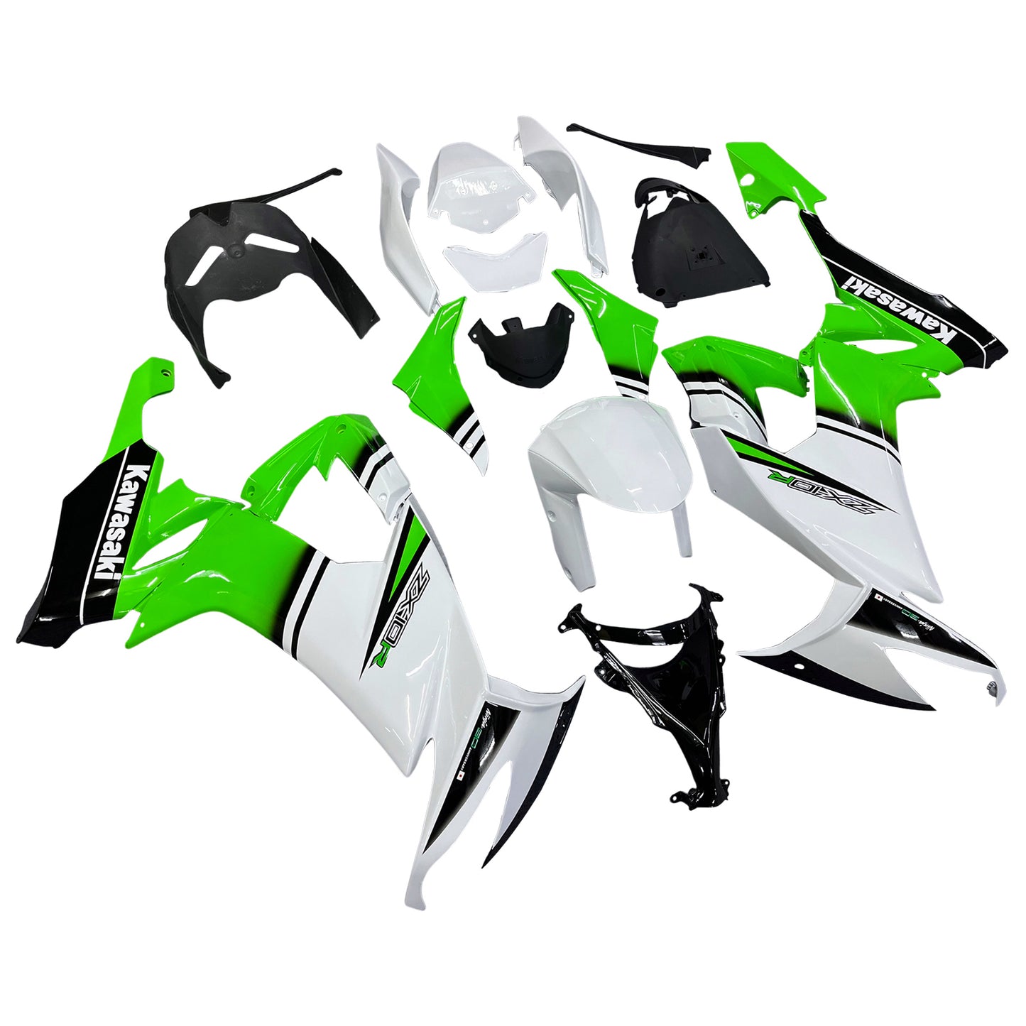 2008-2010 Kawasaki ZX10R Injection Fairing Kit Bodywork Plastic ABS#138