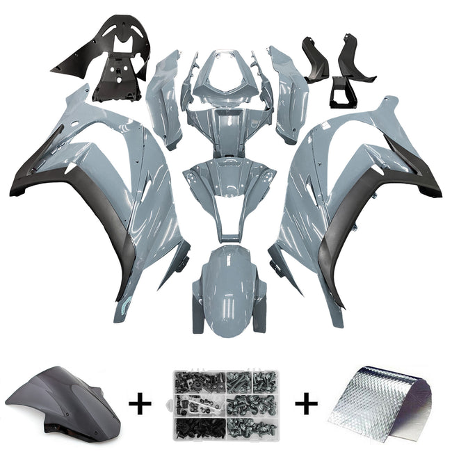 2011-2015 Kawasaki ZX10R Amotopart Injection Fairing Kit Bodywork Plastic ABS #110