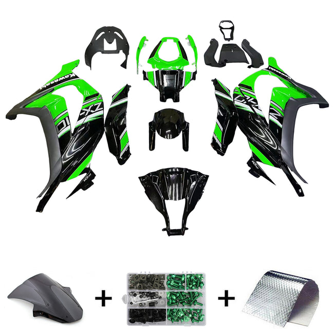 2011-2015 Kawasaki ZX10R Injection Fairing Kit Bodywork Plastic ABS #122