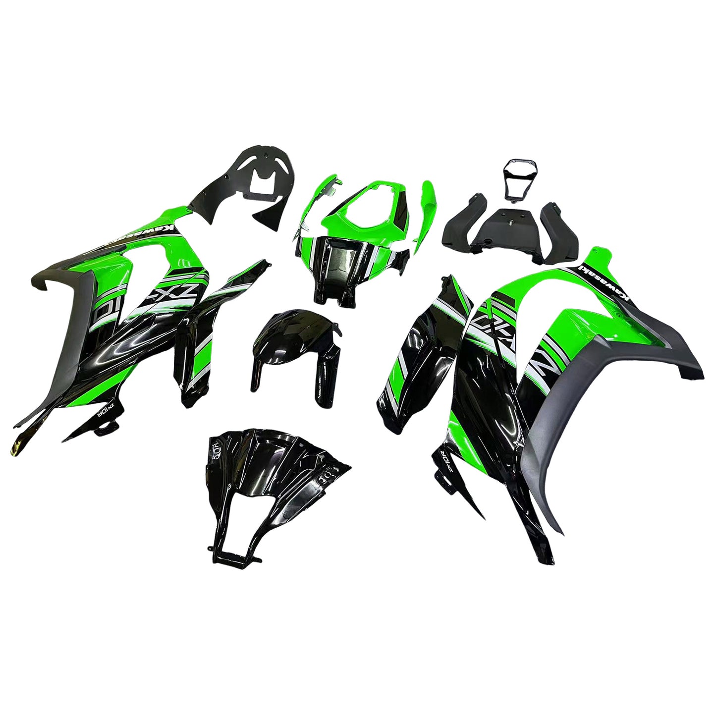 2011-2015 Kawasaki ZX10R Injection Fairing Kit Bodywork Plastic ABS #122