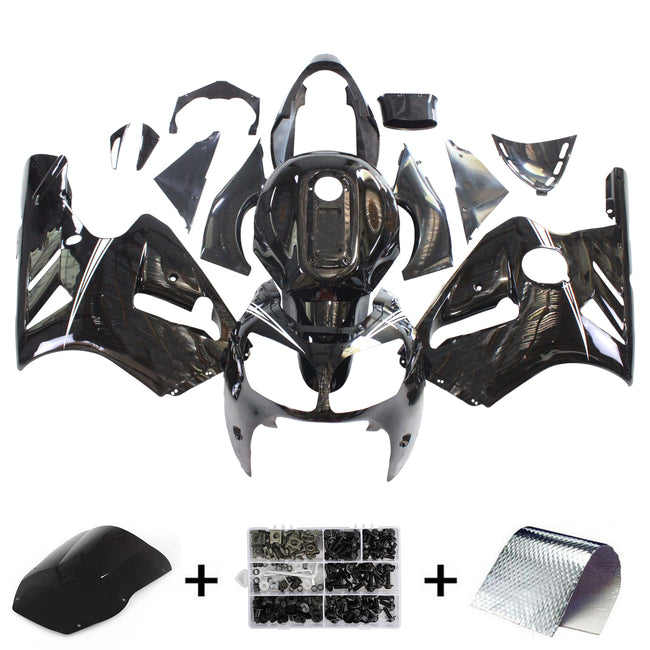 2000-2001 Kawasaki ZX12R Amotopart Injection Fairing Kit Bodywork Plastic ABS #104