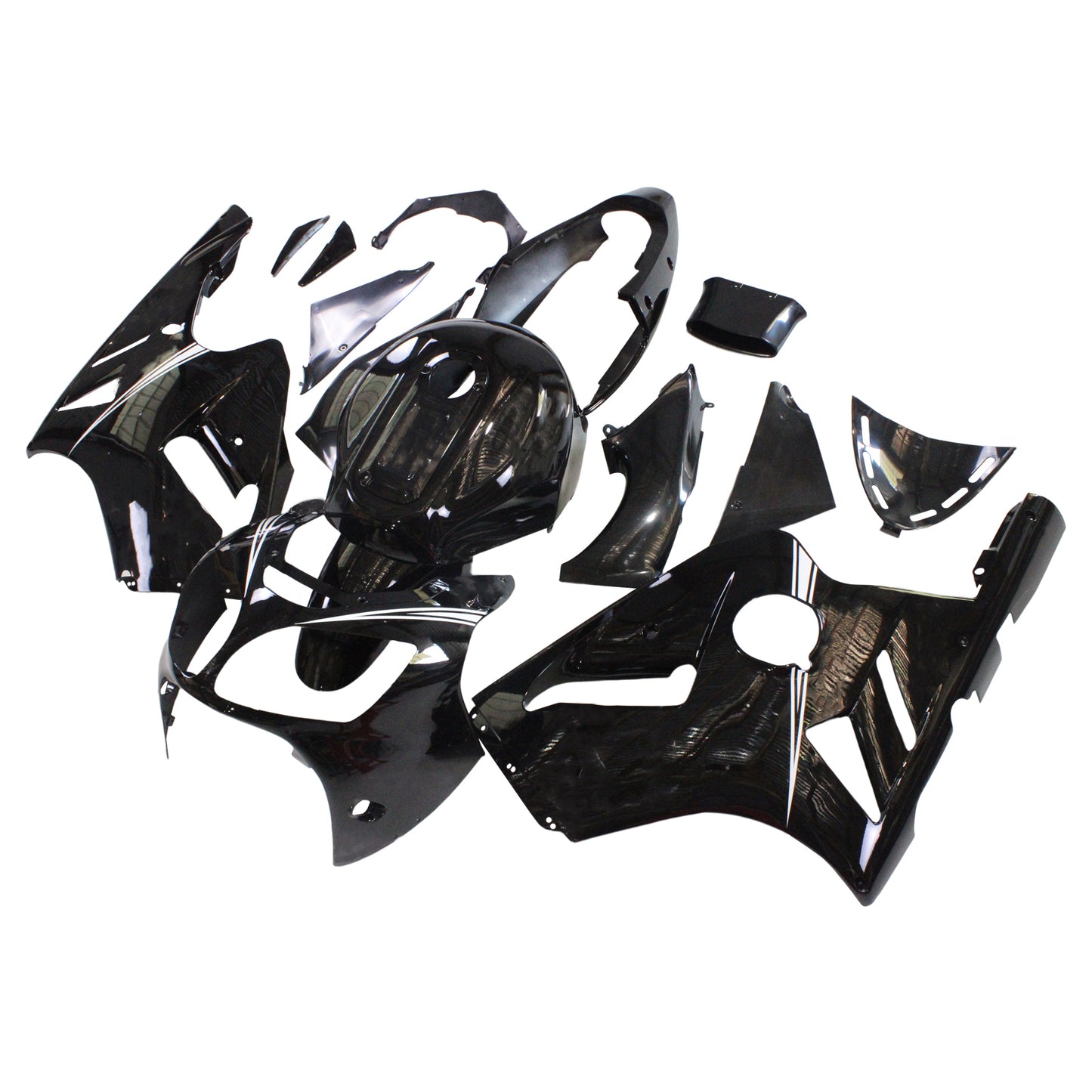 2000-2001 Kawasaki ZX12R Amotopart Injection Fairing Kit Bodywork Plastic ABS #104