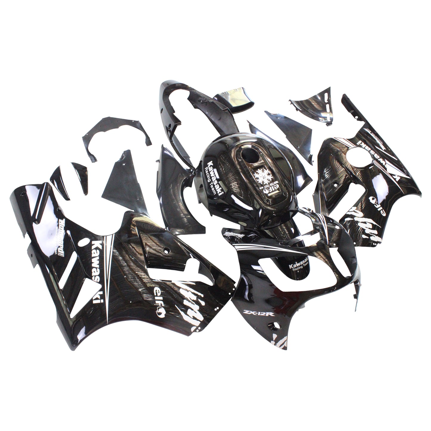 2000-2001 Kawasaki ZX12R Amotopart Injection Fairing Kit Bodywork Plastic ABS #104