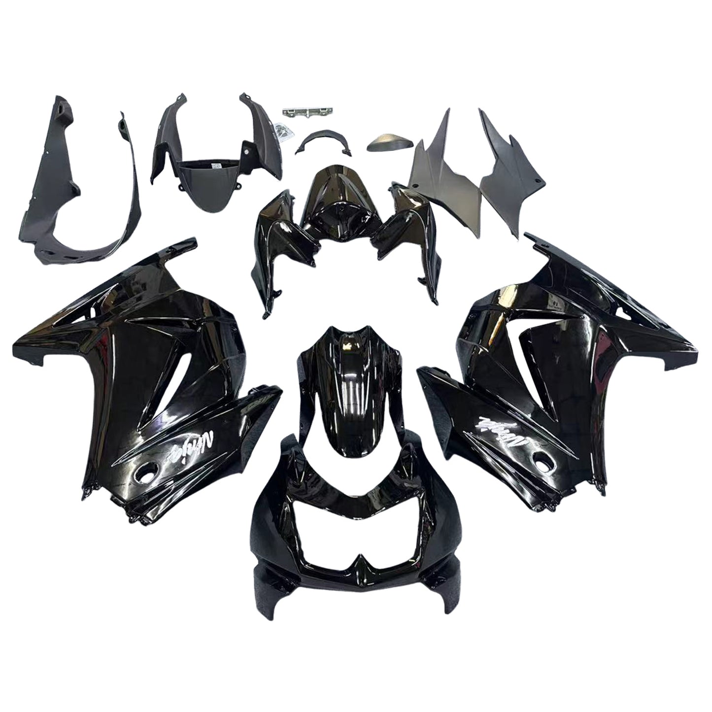 2008-2012 Kawasaki EX250 Ninja250R Injection Fairing Kit Bodywork Plastic ABS #117