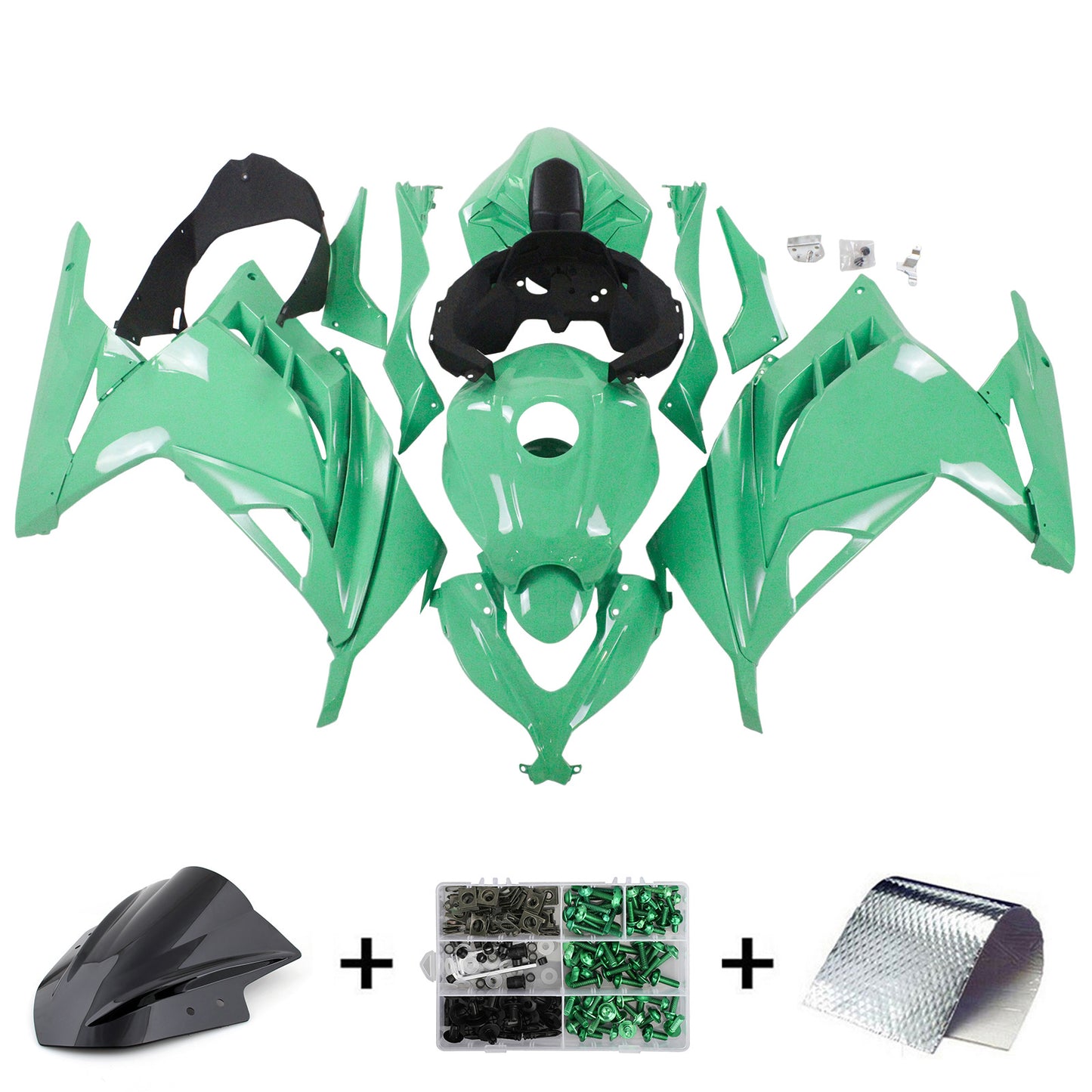 2013-2024 Kawasaki EX300/Ninja300 Injection Fairing Kit Bodywork Plastic ABS#161