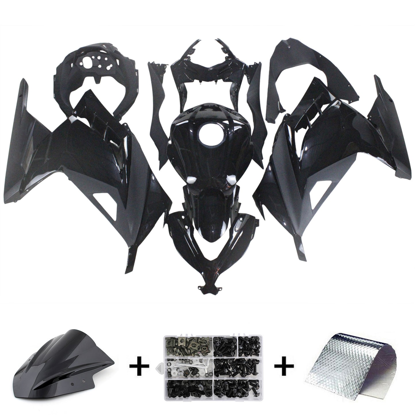 2013-2024 Kawasaki EX300/Ninja300 Injection Fairing Kit Bodywork Plastic ABS#161
