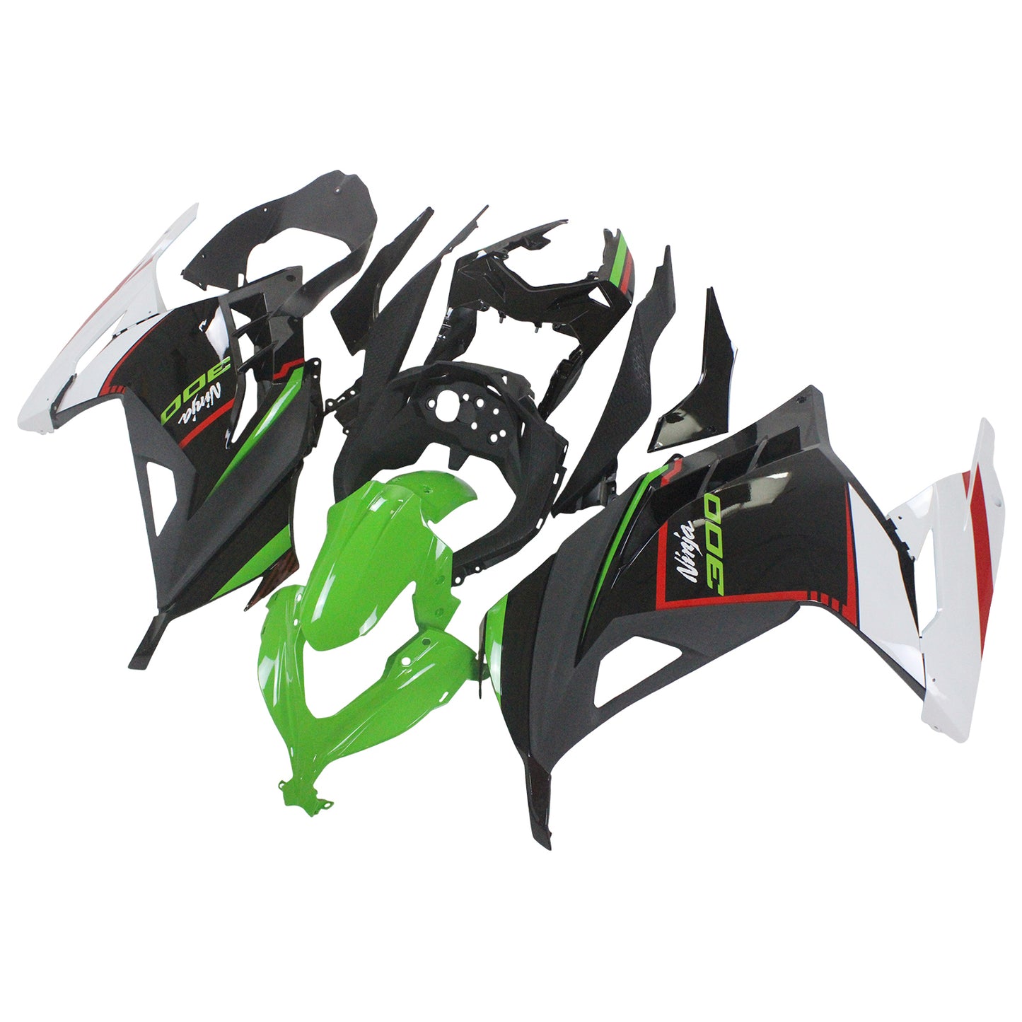 2013-2024 Kawasaki EX300/Ninja300 Injection Fairing Kit Bodywork Plastic ABS#161