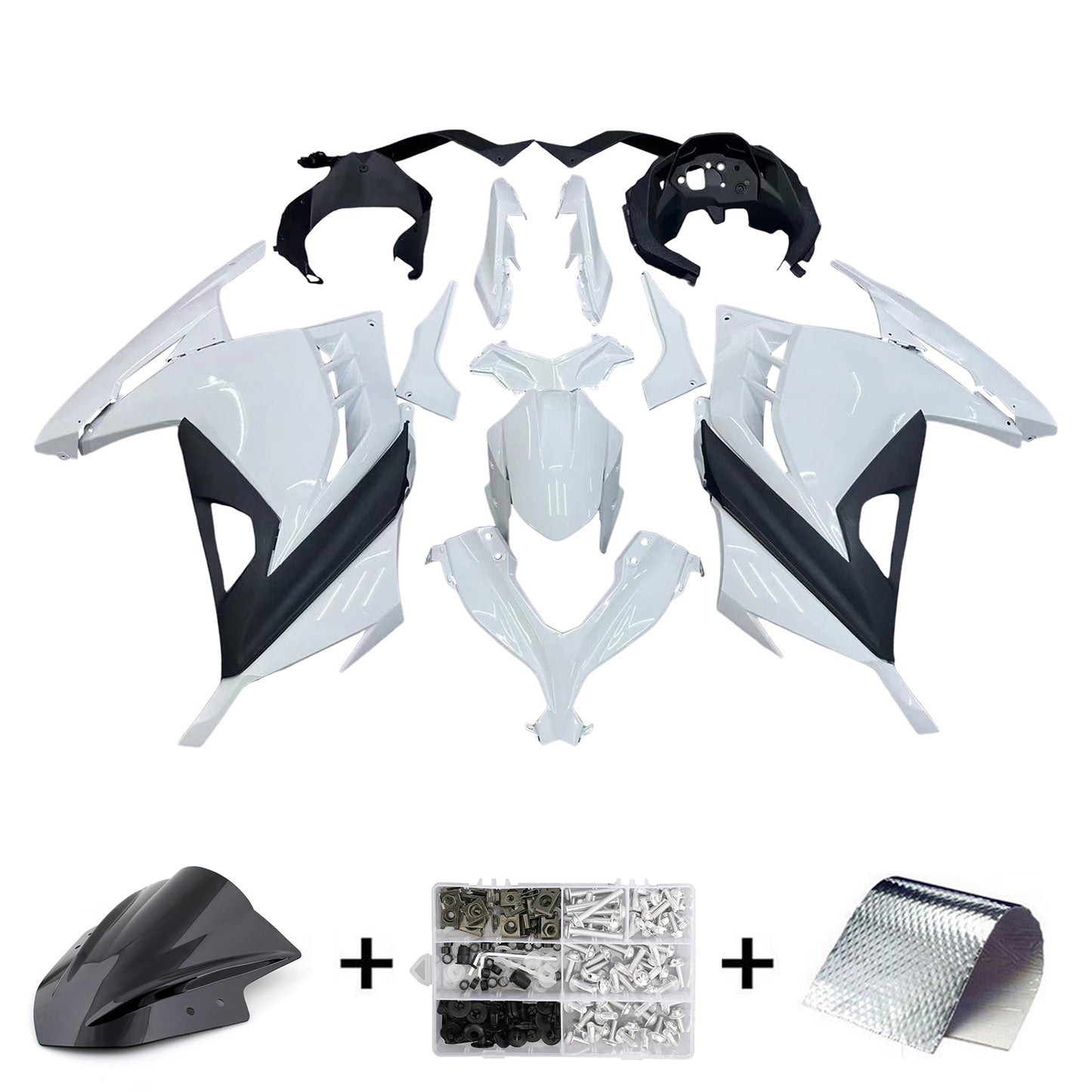 2013-2024 Kawasaki EX300/Ninja300 Injection Fairing Kit Bodywork Plastic ABS#161