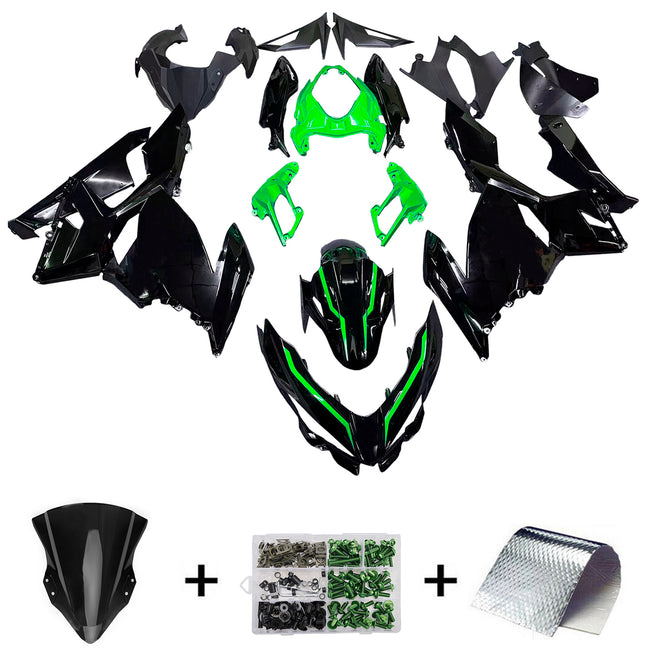 2018-2023=4 Kawasaki EX400 Ninja400 Fairing Kit Bodywork Plastic ABS