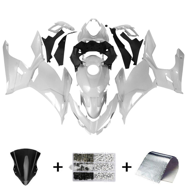 2018-2023=4 Kawasaki EX400 Ninja400 Fairing Kit Bodywork Plastic ABS
