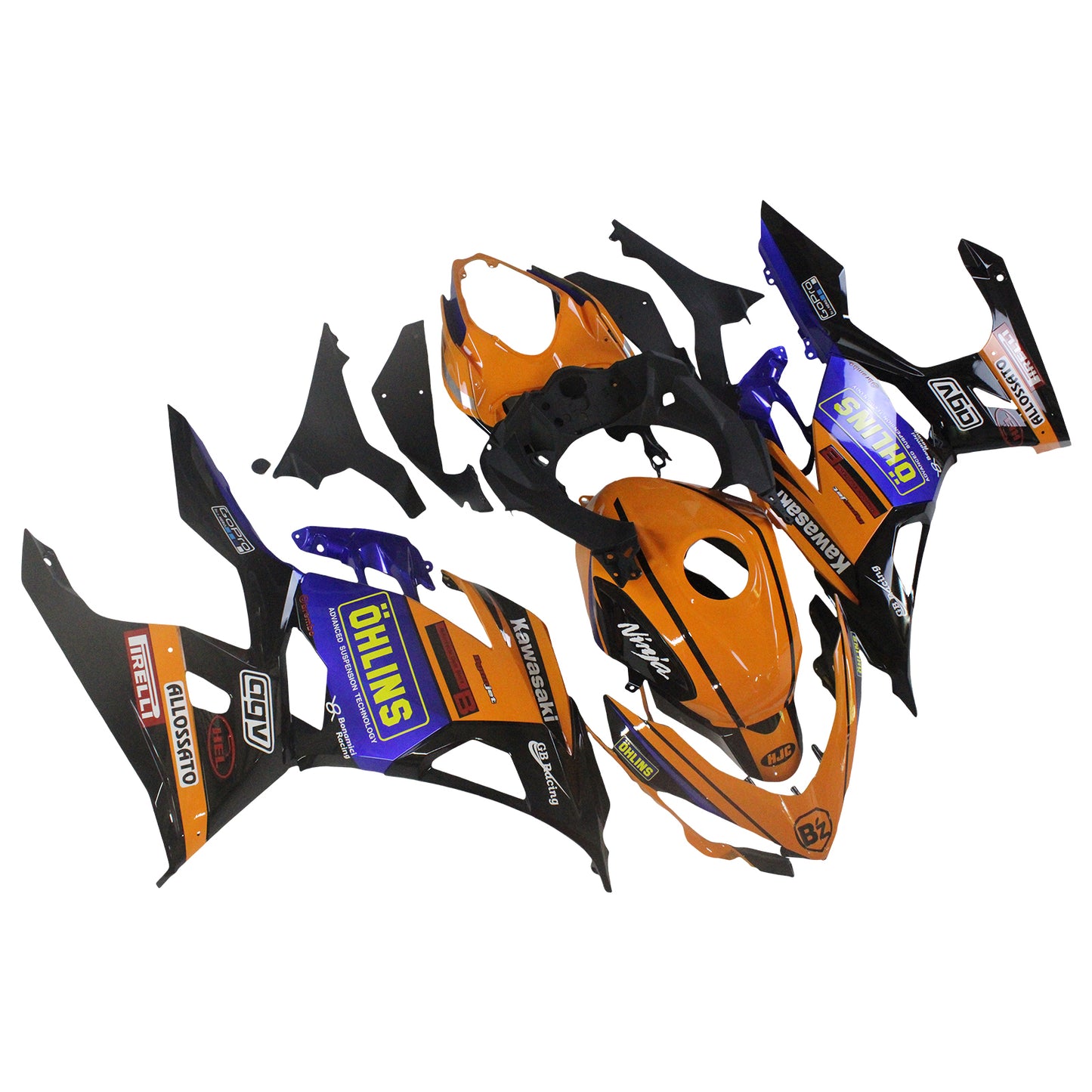 2018-2023=4 Kawasaki EX400 Ninja400 Fairing Kit Bodywork Plastic ABS