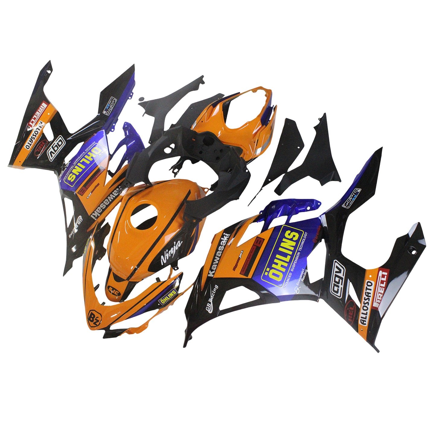 2018-2023=4 Kawasaki EX400 Ninja400 Fairing Kit Bodywork Plastic ABS