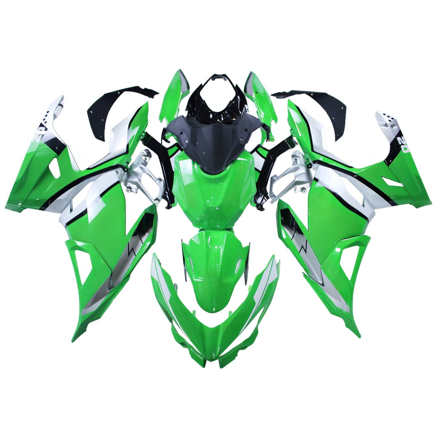2018-2023=4 Kawasaki EX400 Ninja400 Fairing Kit Bodywork Plastic ABS