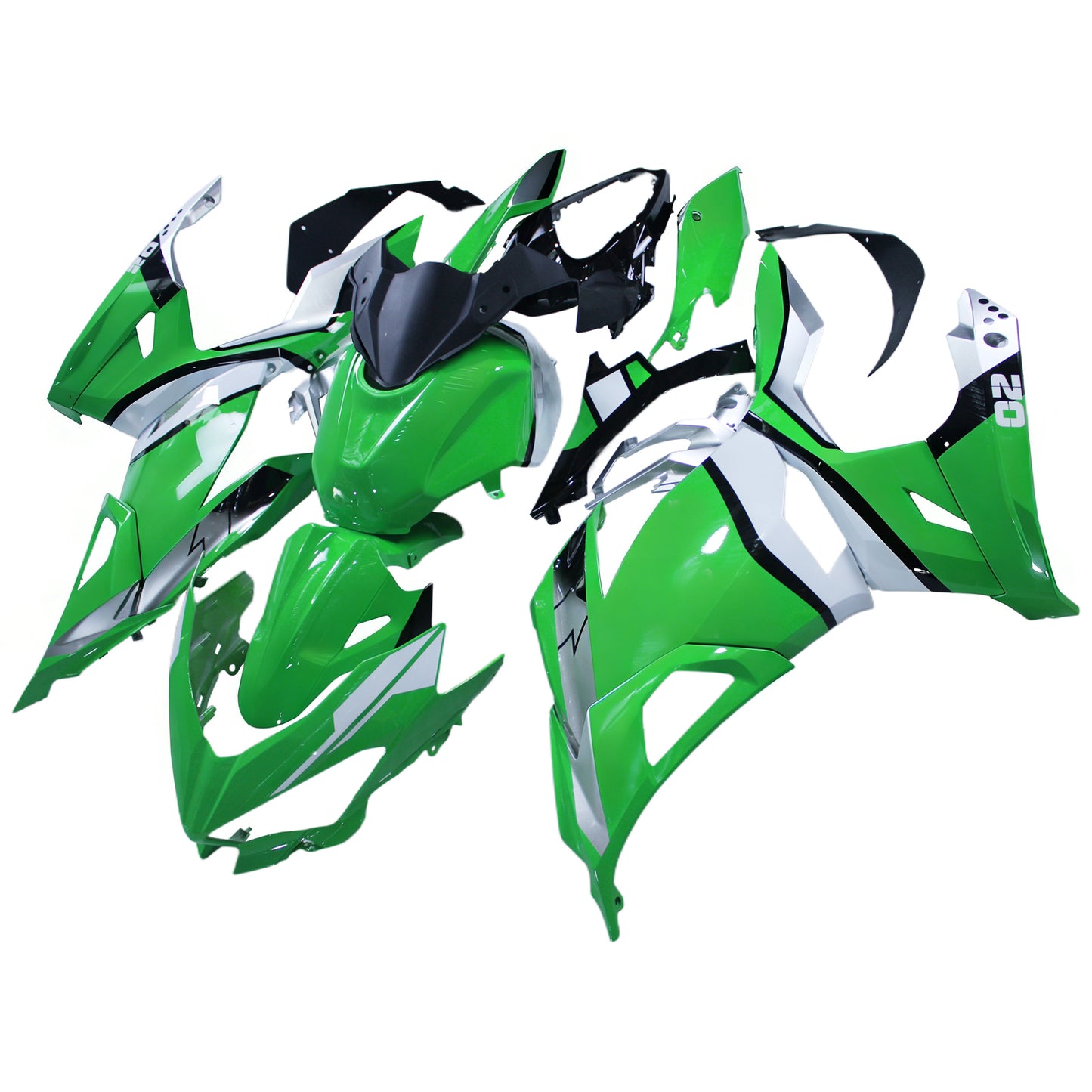 2018-2023=4 Kawasaki EX400 Ninja400 Fairing Kit Bodywork Plastic ABS