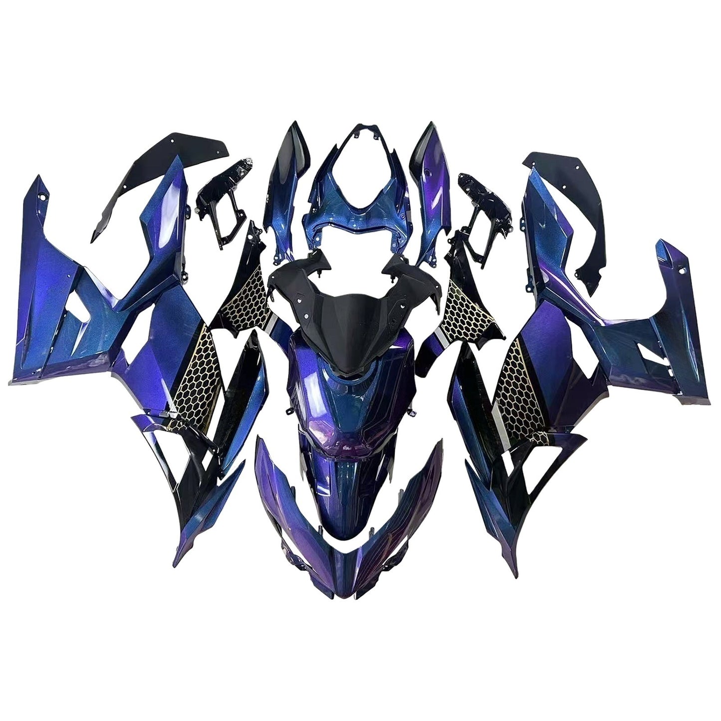 2018-2023=4 Kawasaki EX400 Ninja400 Fairing Kit Bodywork Plastic ABS