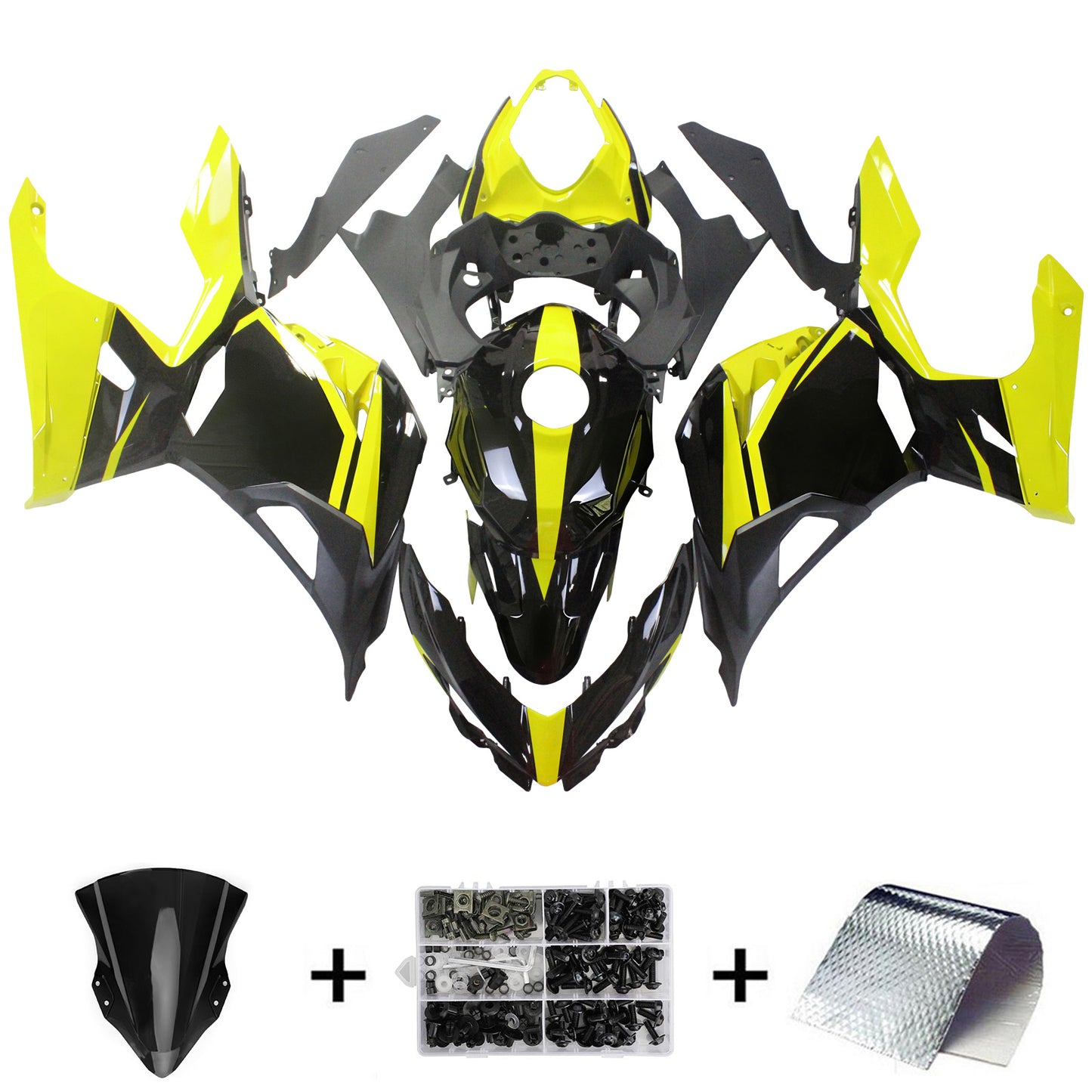 2018-2023=4 Kawasaki EX400 Ninja400 Fairing Kit Bodywork Plastic ABS