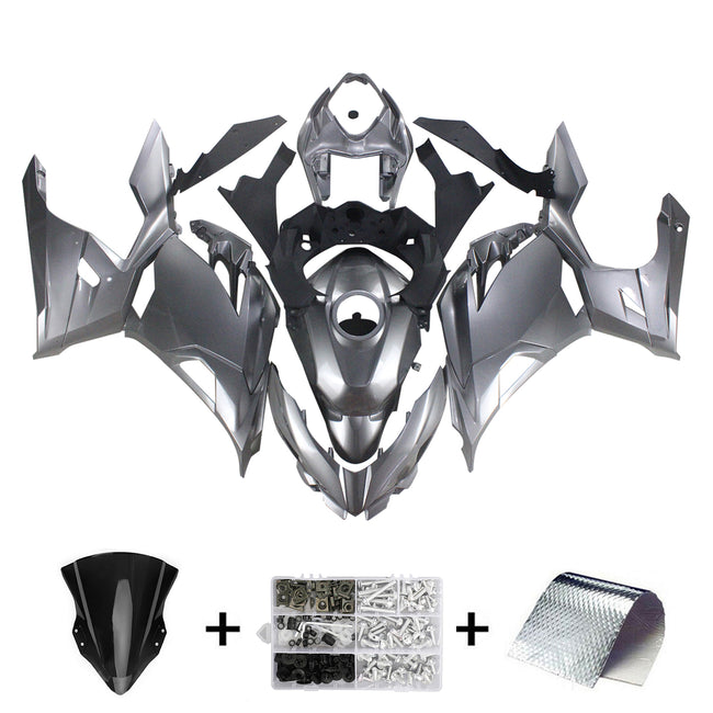 2018-2023=4 Kawasaki EX400 Ninja400 Fairing Kit Bodywork Plastic ABS