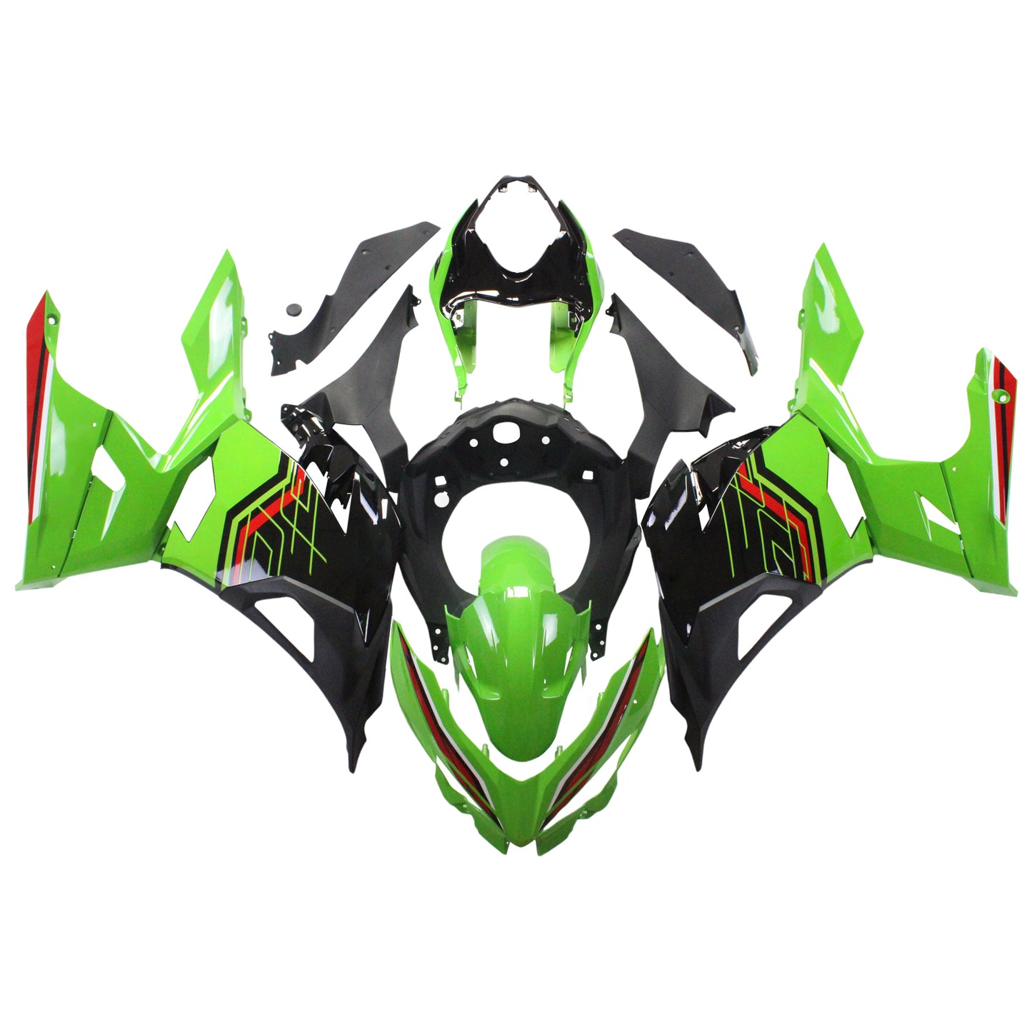 2018-2023=4 Kawasaki EX400 Ninja400 Fairing Kit Bodywork Plastic ABS