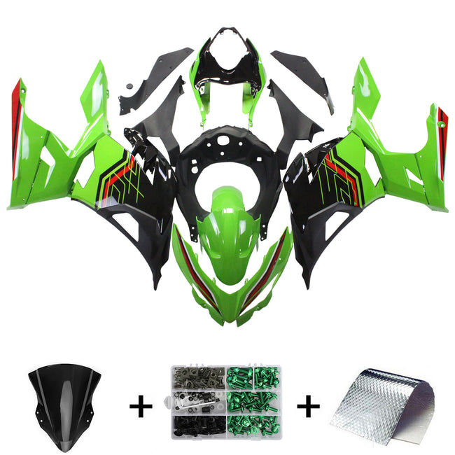 2018-2023=4 Kawasaki EX400 Ninja400 Fairing Kit Bodywork Plastic ABS