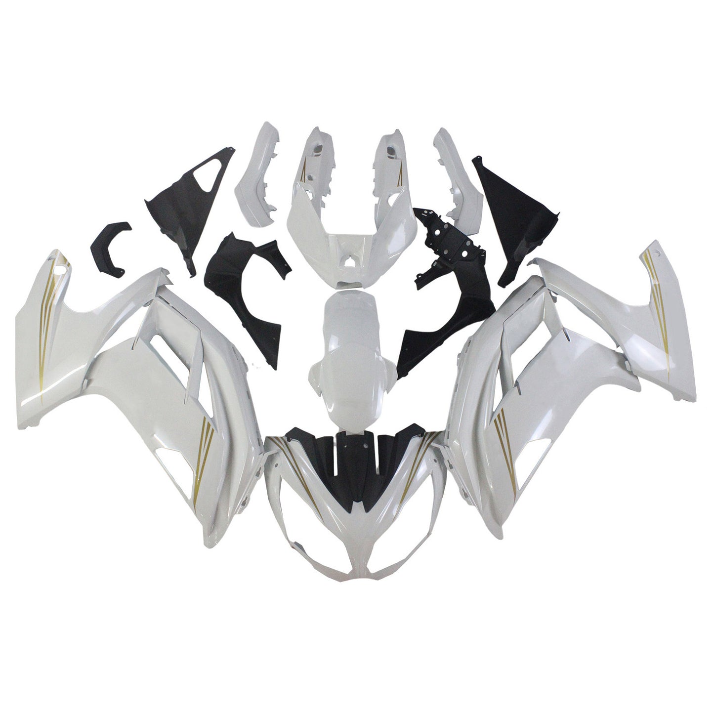 2012-2016 Kawasaki ER6F Ninja650 Amotopart Injection Fairing Kit Bodywork Plastic ABS #121