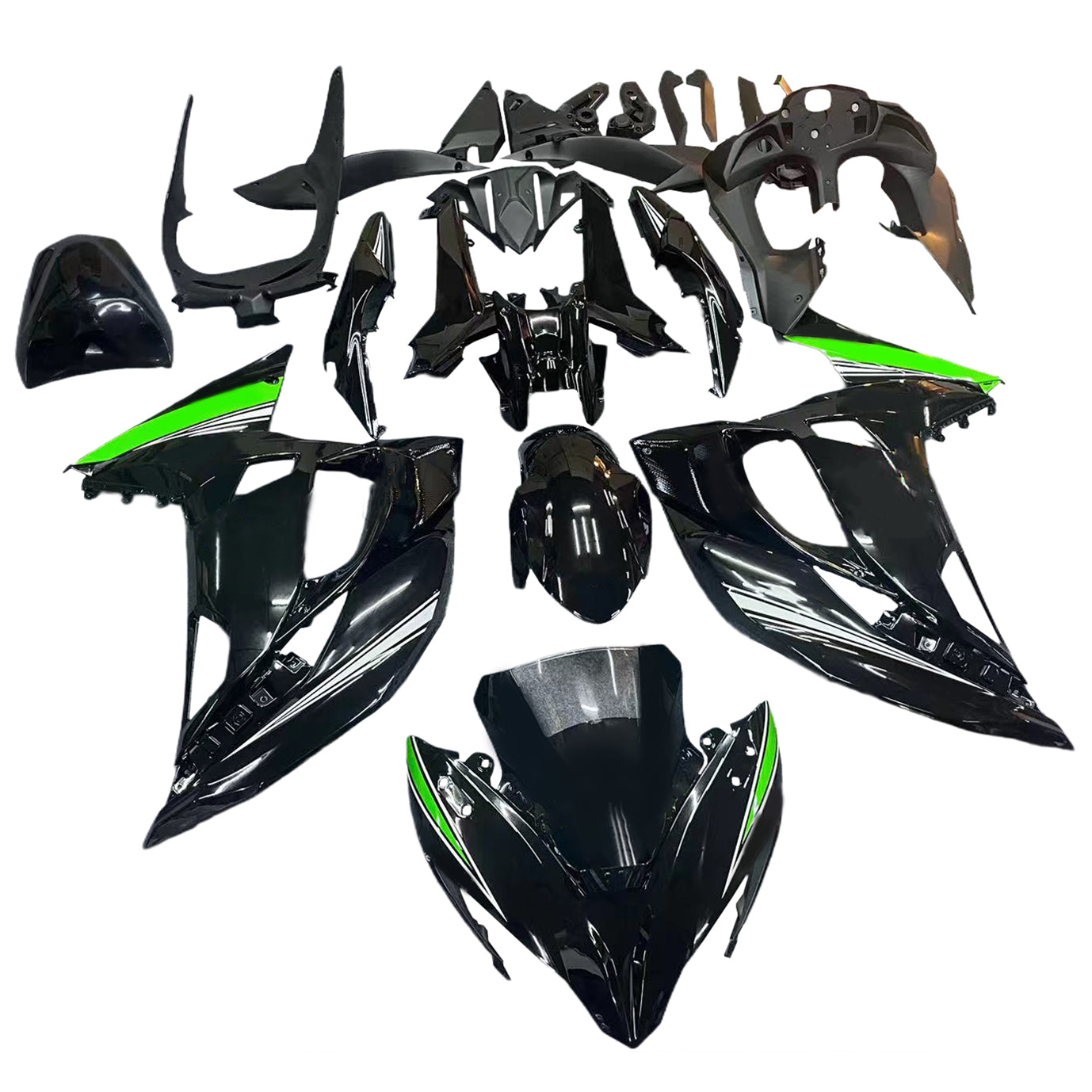 2017-2019 Kawasaki ER6F/Ninja650R Injection Fairing Kit Bodywork Plastic ABS#108